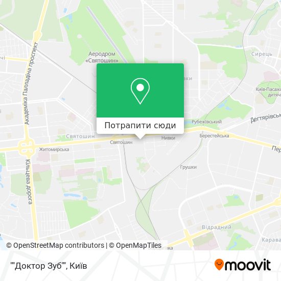 Карта ""Доктор Зуб""