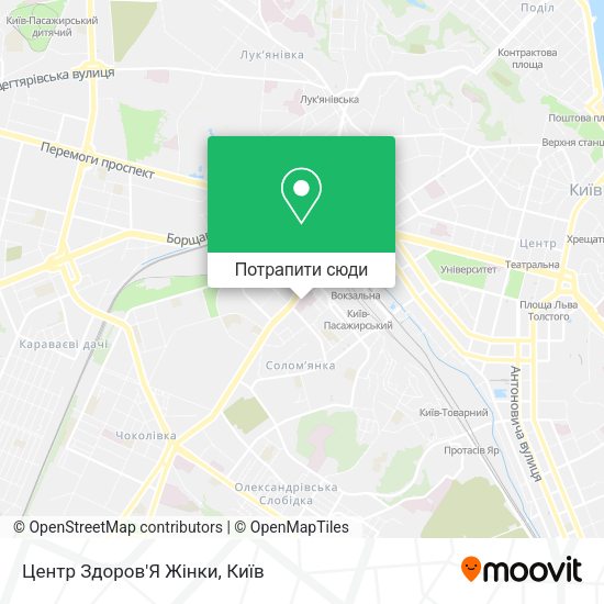 Карта Центр Здоров'Я Жінки
