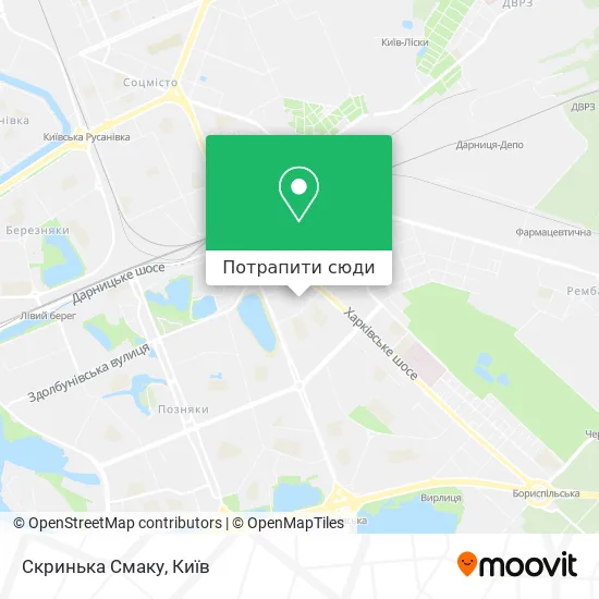 Карта Скринька Смаку