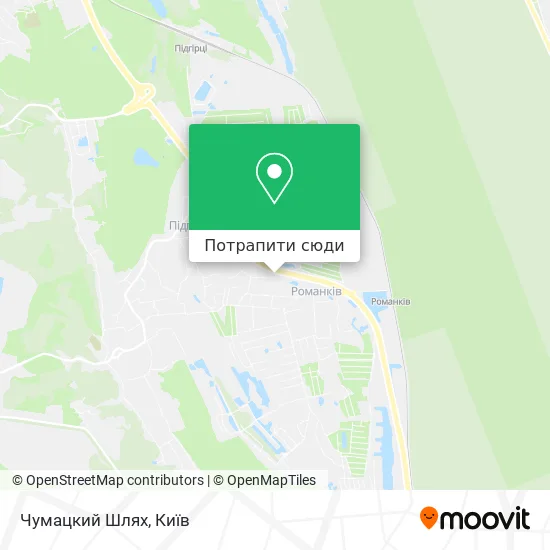 Карта Чумацкий Шлях