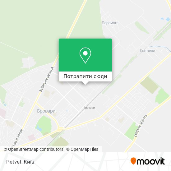 Карта Petvet