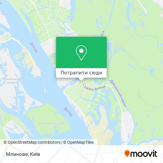 Карта Млинове
