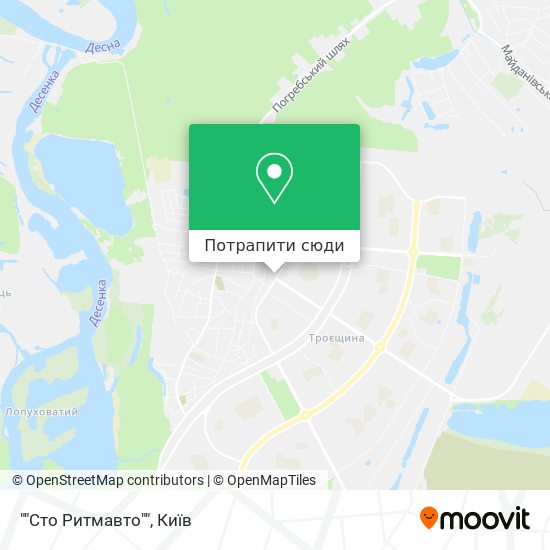 Карта ""Сто Ритмавто""