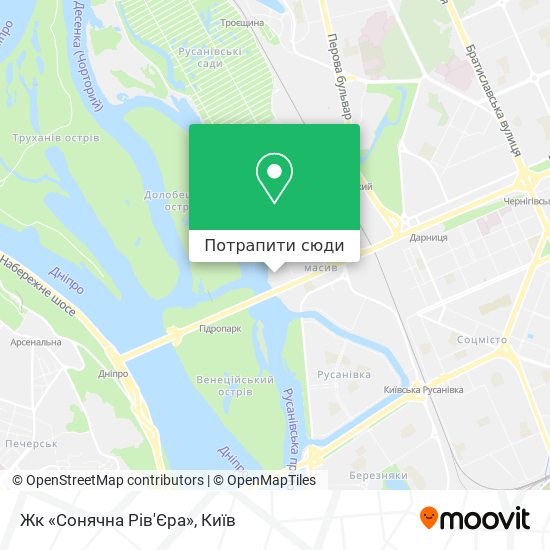 Карта Жк «Сонячна Рів'Єра»