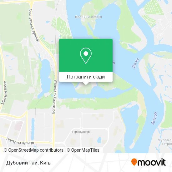 Карта Дубовий Гай