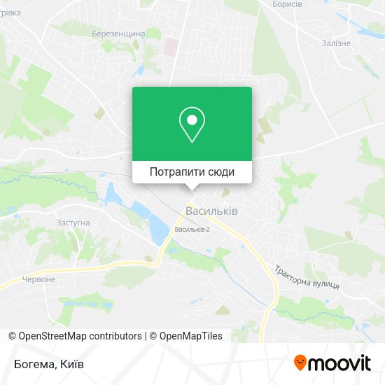 Карта Богема