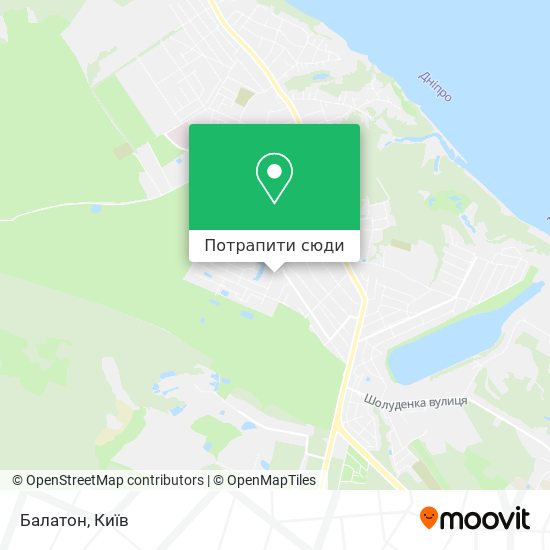 Карта Балатон