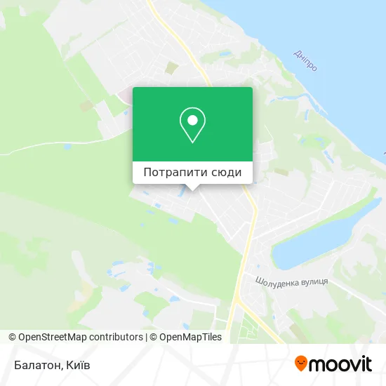 Карта Балатон