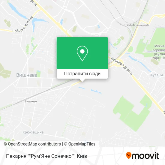 Карта Пекарня ""Рум'Яне Сонечко""