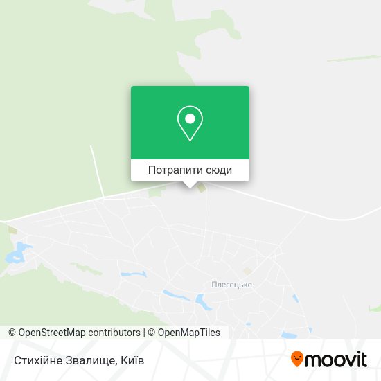 Карта Стихійне Звалище