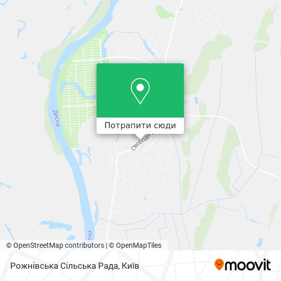 Карта Рожнівська Сільська Рада