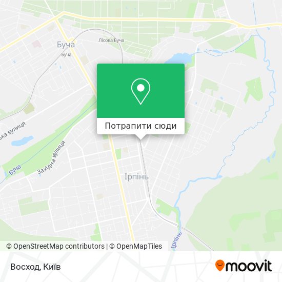 Карта Восход