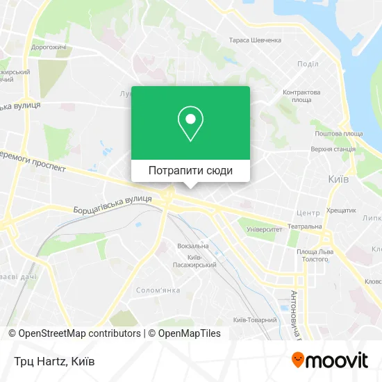 Карта Трц Hartz