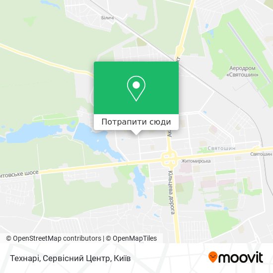 Карта Технарі, Сервісний Центр