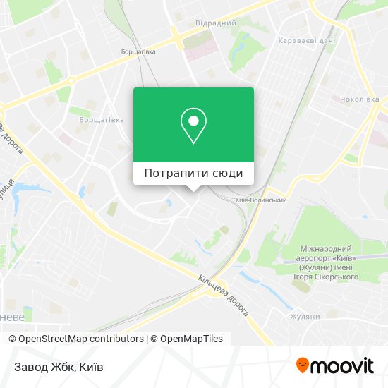Карта Завод Жбк