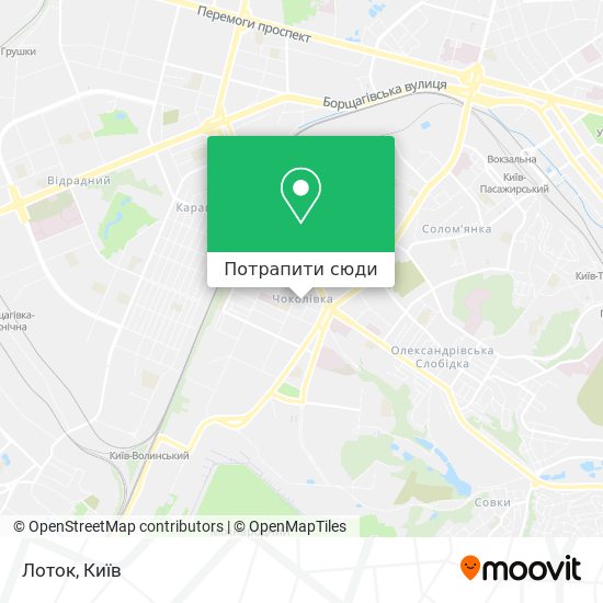 Карта Лоток