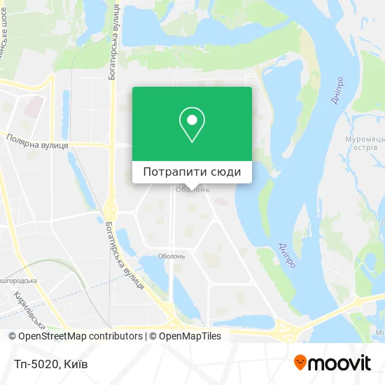 Карта Тп-5020