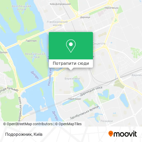 Карта Подорожник