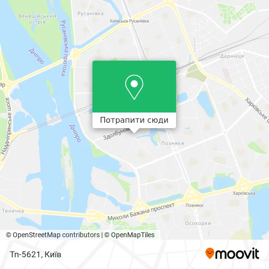 Карта Тп-5621