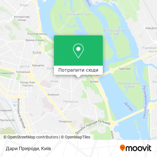 Карта Дари Природи