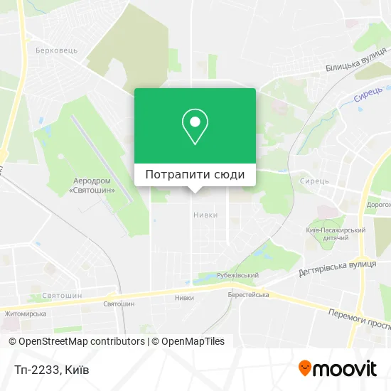 Карта Тп-2233