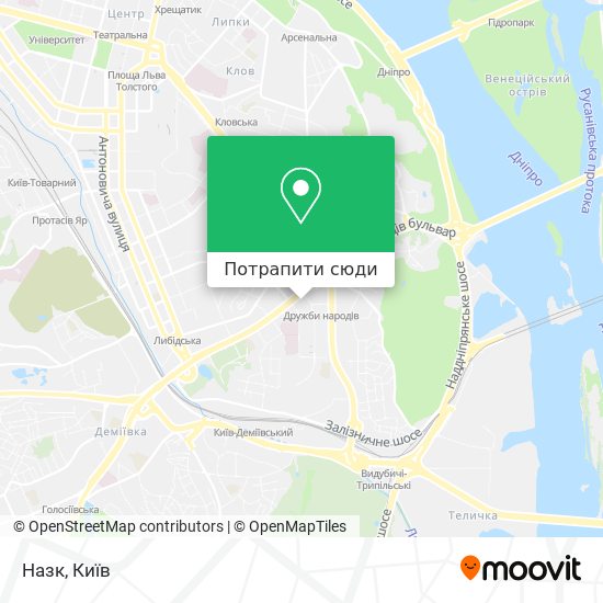 Карта Назк