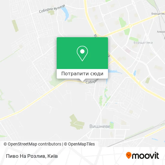Карта Пиво На Розлив