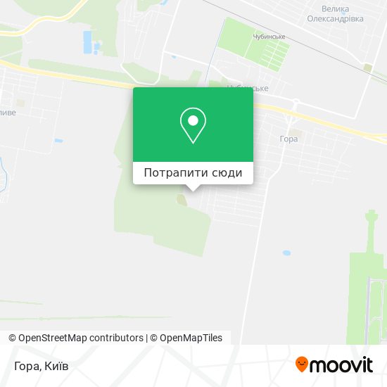 Карта Гора