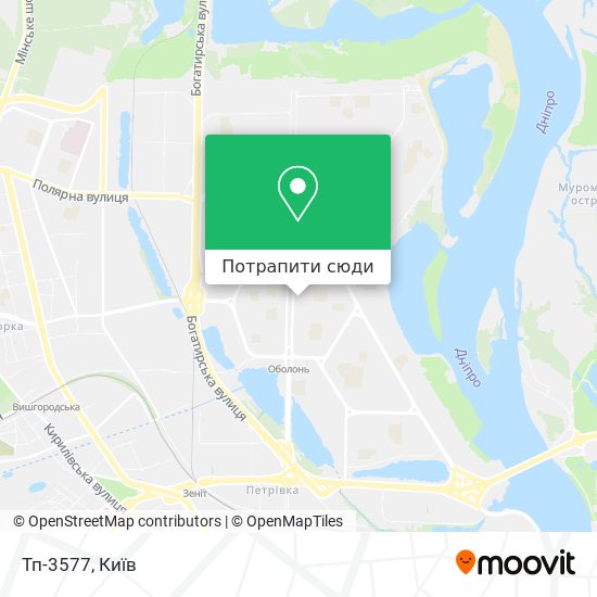 Карта Тп-3577