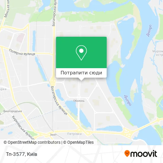 Карта Тп-3577