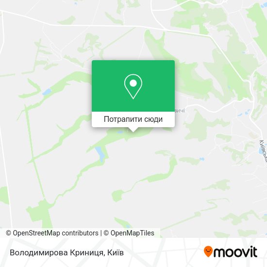 Карта Володимирова Криниця