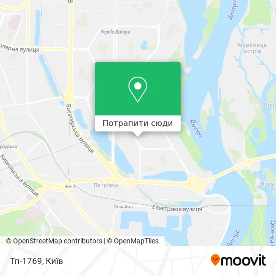 Карта Тп-1769