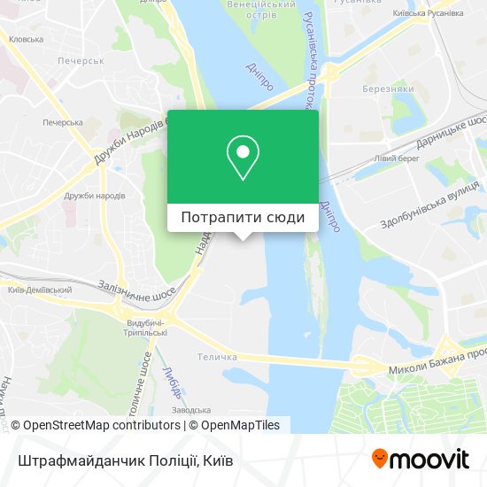 Карта Штрафмайданчик Поліції