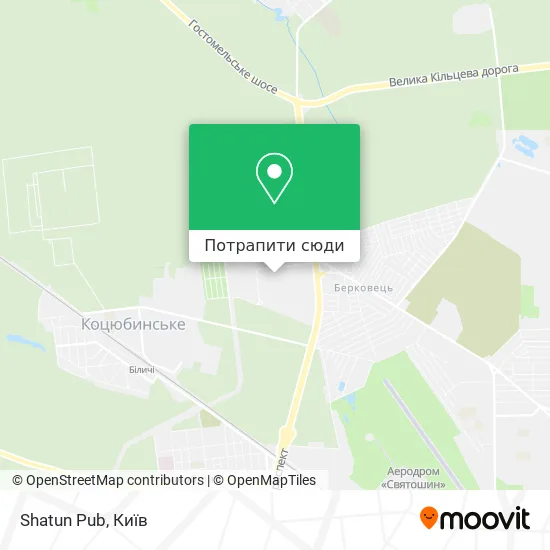 Карта Shatun Pub