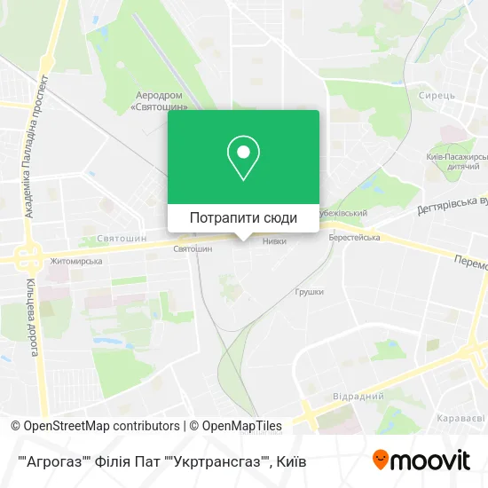 Карта ""Агрогаз"" Філія Пат ""Укртрансгаз""