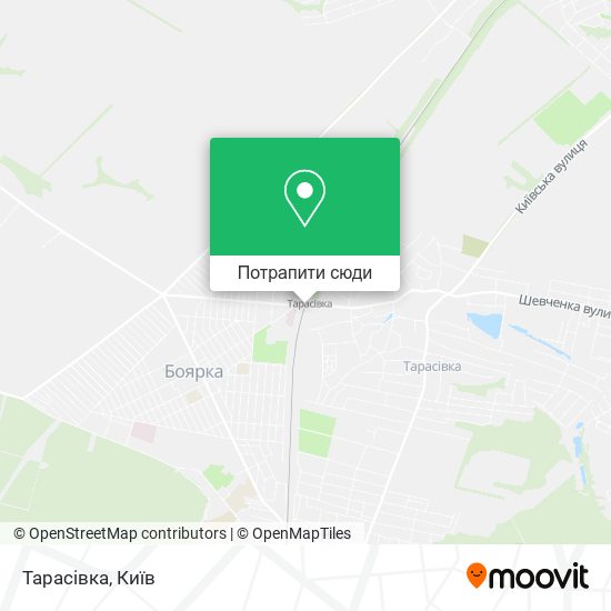 Карта Тарасівка