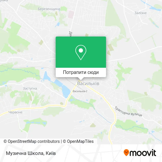 Карта Музична Школа