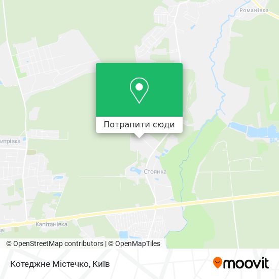 Карта Котеджне Містечко