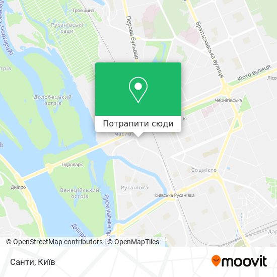 Карта Санти