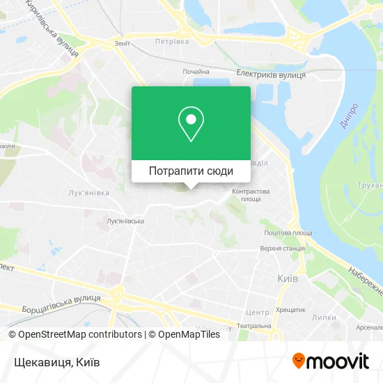 Карта Щекавиця