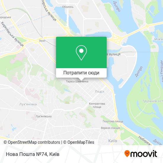 Карта Нова Пошта №74