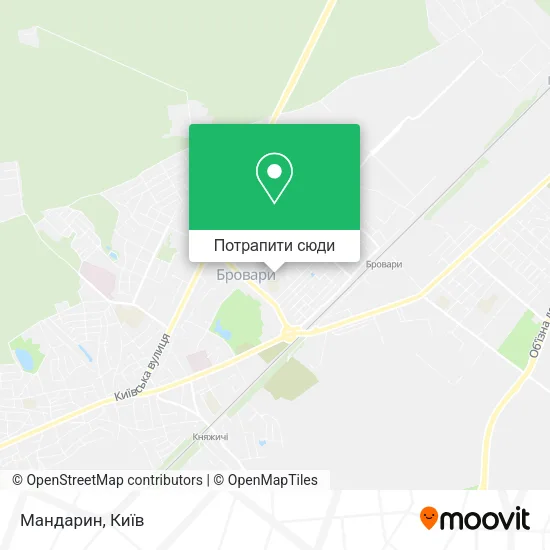 Карта Мандарин