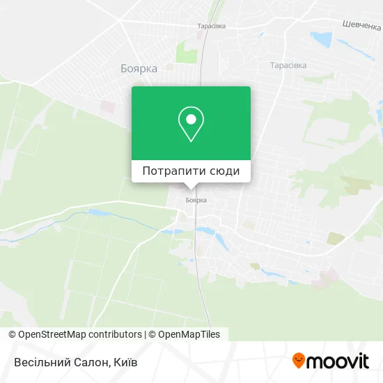 Карта Весільний Салон