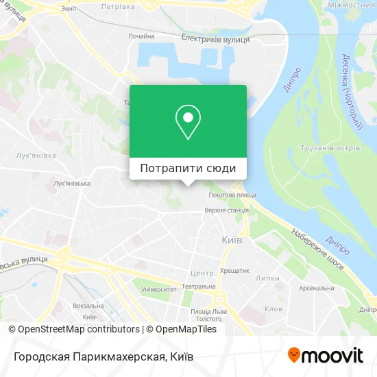 Карта Городская Парикмахерская