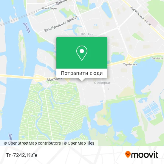 Карта Тп-7242