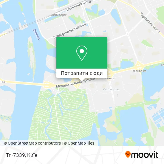 Карта Тп-7339