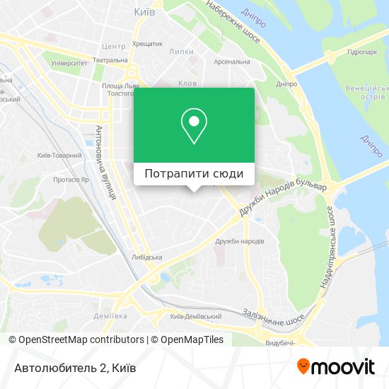 Карта Автолюбитель 2