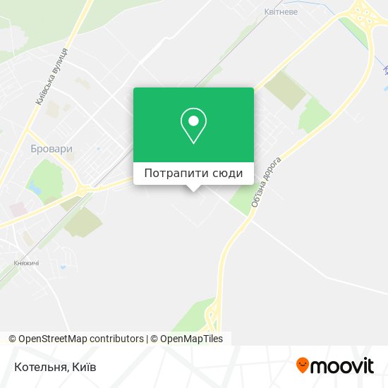 Карта Котельня