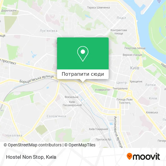 Карта Hostel Non Stop