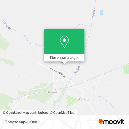 Карта Продтовари